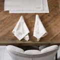 Serwetki materiałowe RM Classic Napkin white 2 sztuki