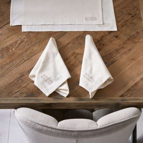 Serwetki materiałowe RM Classic Napkin white 2 sztuki