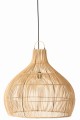Lampa Pear Shape Rattan Natural