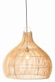 Lampa Pear Shape Rattan Natural
