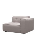 Sofa modułowa Brandon Corner Arm Right, celtic weave, pebbles stone