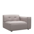 Sofa modułowa Brandon Corner Arm Right, celtic weave, pebbles stone