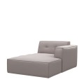 Sofa modułowa Brandon Chaise Longue Right, celtic weave, pebbles stone