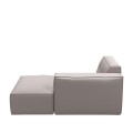 Sofa modułowa Brandon Chaise Longue Right, celtic weave, pebbles stone