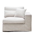 Sofa modułowa narożnik Miles Corner Arm Right AnWhite