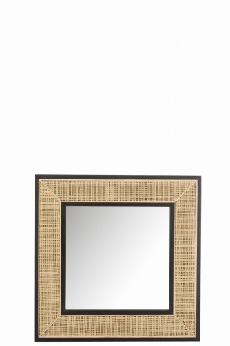 Lustro Mirror Molly Rattan Large 80 x 80