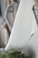 Ręcznik kuchenny Tea towel waffle pattern white
