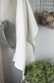 Ręcznik kuchenny Tea towel waffle pattern white