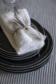 Serwetka materiałowa Napkin double weaving white