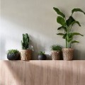 Doniczka Flower Pot Rustic Rattan Diamond, S