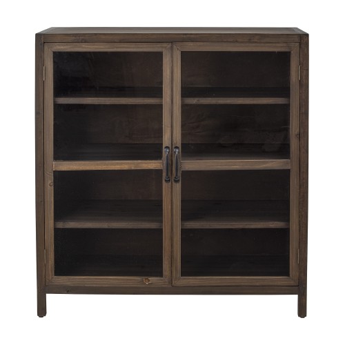 Gablota Marl Cabinet, Brown, Firwood