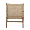Fotel Mills Lounge Chair, Brown, Rattan