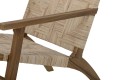 Fotel Mills Lounge Chair, Brown, Rattan