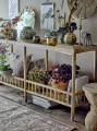 Konsola Sali Console Table, Brown, Mango