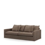 Sofa 3,5 Seater Sofa Lennox, Bottle Brown