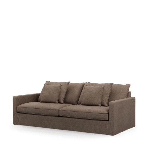 Sofa 3,5 Seater Sofa Lennox, Bottle Brown