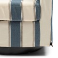 Fotel obrotowy Wingchair Moretta, Blue Stripe