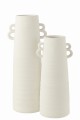 Wazon Vase Conical Clay White Large 55 cm