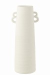 Wazon Vase Conical Clay White Large 55 cm