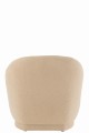 Fotel Teddy Velvet White Warm Beige