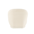Fotel Teddy Velvet White Warm White