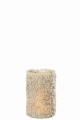 Lampion Rock Glass/St White Medium