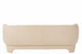 Sofa Knitted Textile/Wood White