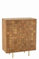 Komoda Nino Metal/Mango Wood Natural/Gold