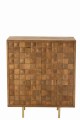 Komoda Nino Metal/Mango Wood Natural/Gold