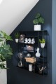 Półka ścienna Maranta Metal Black