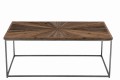 Stolik kawowy Shanil Wood/Iron Natural/Grey
