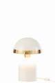 Lampa Gold Border Metal Shiny White