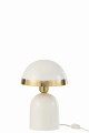 Lampa Gold Border Metal Shiny White