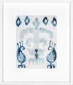 Obraz Sapphire Ikat (Set of 6)