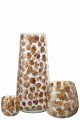 Wazon Vase Gerard Glass Amber
