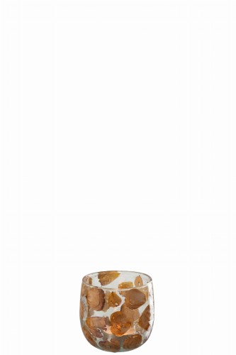 Lampion Gerard Glass Amber Small