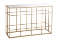 Konsola Console Bars Metal/Glass Gold