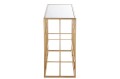 Konsola Console Bars Metal/Glass Gold