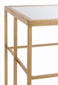 Konsola Console Bars Metal/Glass Gold