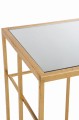 Konsola Console Bars Metal/Glass Gold