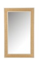 Lustro Molly Exotic Wood / White Rattan Large