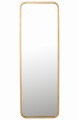 Lustro Mona Rectangle Iron/Glass Gold