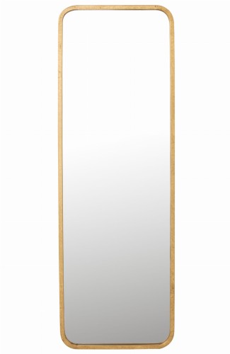 Lustro Mona Rectangle Iron/Glass Gold