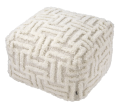 Pufa Amphion w kolorze Ivory