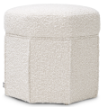 Pufa Bombay, w tkaninie Bouclé cream