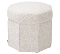 Pufa Bombay, w tkaninie Bouclé cream