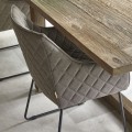 Krzesło Dining Chair Frisco Drive, Dark Taupe, Belgium Weave