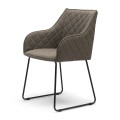 Krzesło Dining Chair Frisco Drive, Dark Taupe, Belgium Weave
