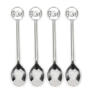 Łyżeczki Spoons RM Monogram, 4 Pieces