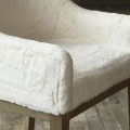 Krzesło Dining Chair Whistler, Snow, Faux Fur